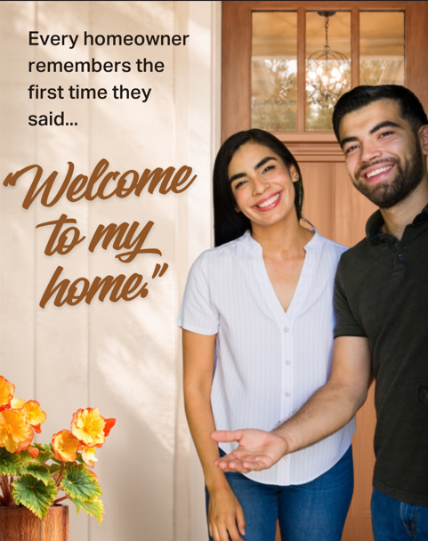 Welcome to my home graphic